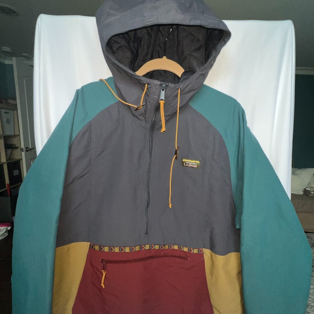 Men's Mountain Classic Insulated Anorak, Multi-Color XXL EUC